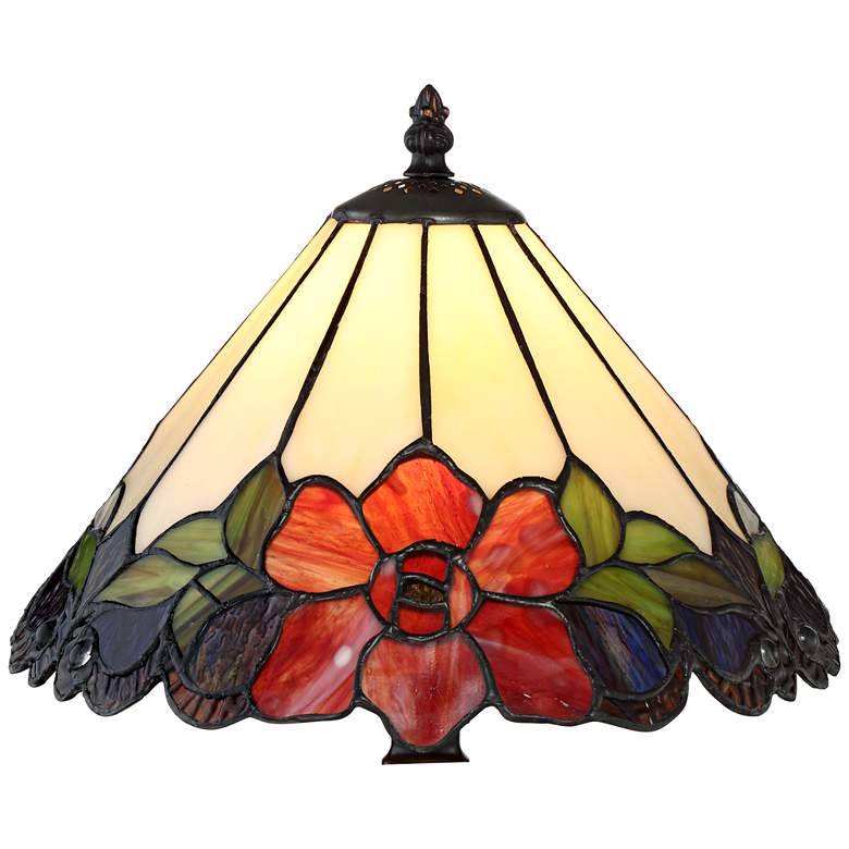 Robert Louis Tiffany 17 1/2&quot; High Dyann Flower Table Lamp more views