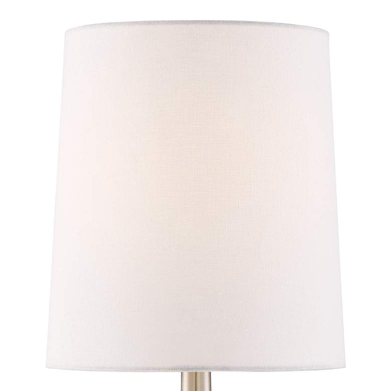 Image 3 Colyn White Prism Modern Accent Table Lamps Set of 2 more views