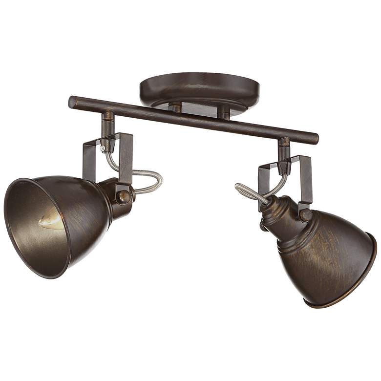 Image 5 Pro Track&#174; Abby 2-Light Bronze ceiling or wall Track Fixture more views
