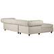 Haverhill Tufted Natural Linen 2-Piece Chaise Sectional - #9Y626-9Y629 ...
