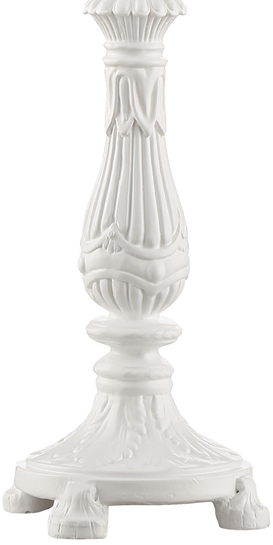 Fay White 19 1/2" High Crystal Candelabra Table Lamp 9Y865 Lamps Plus