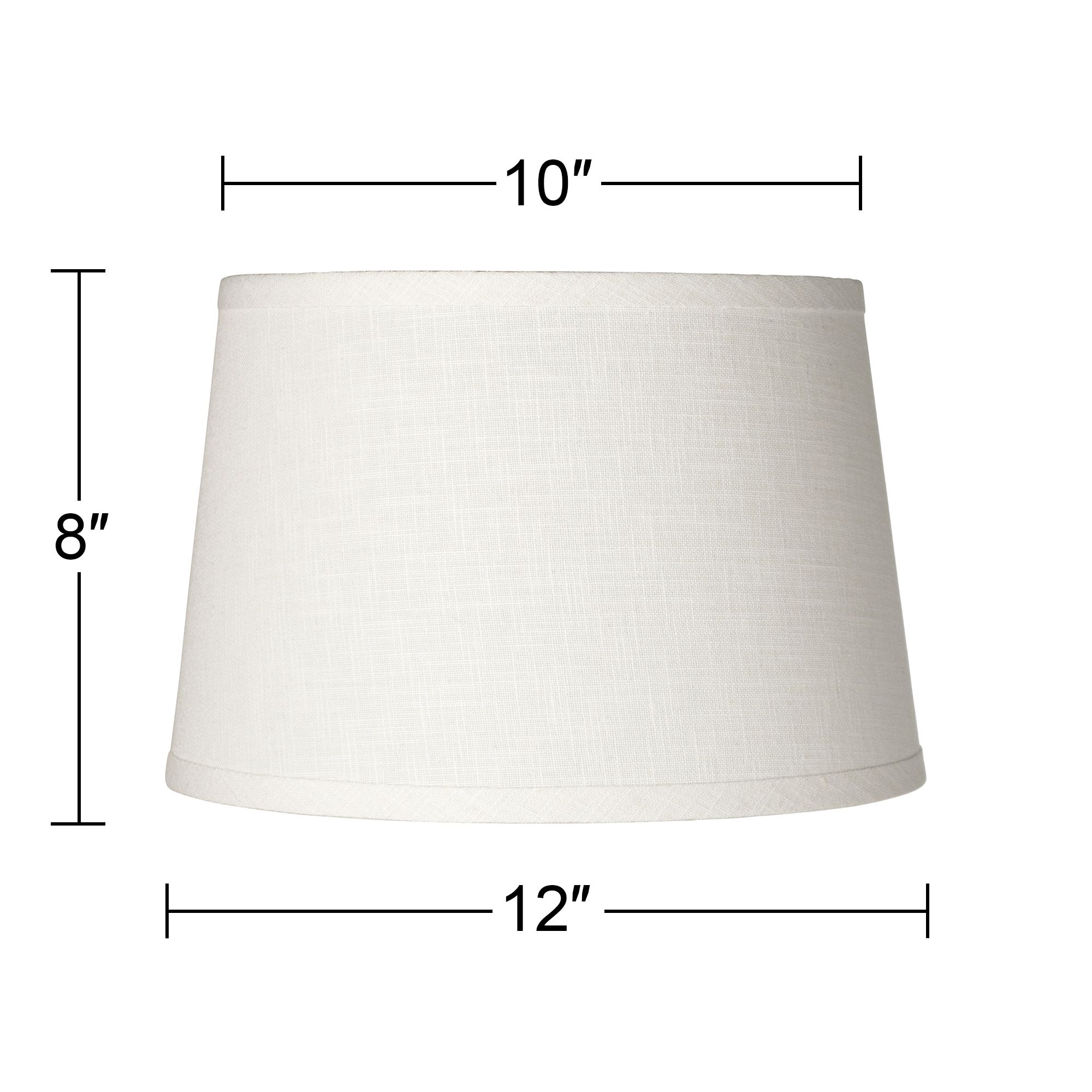 white linen shade