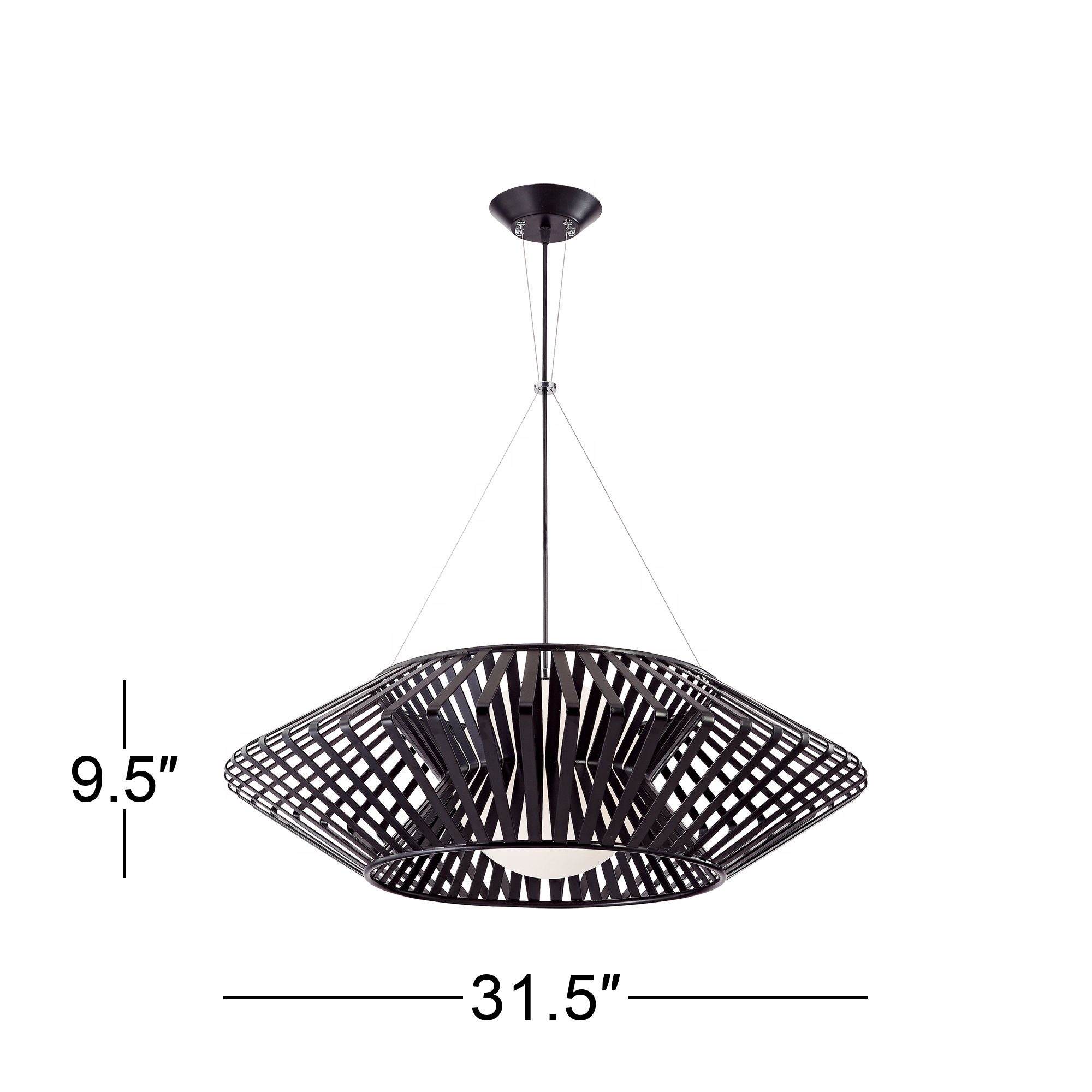 modern chandelier black