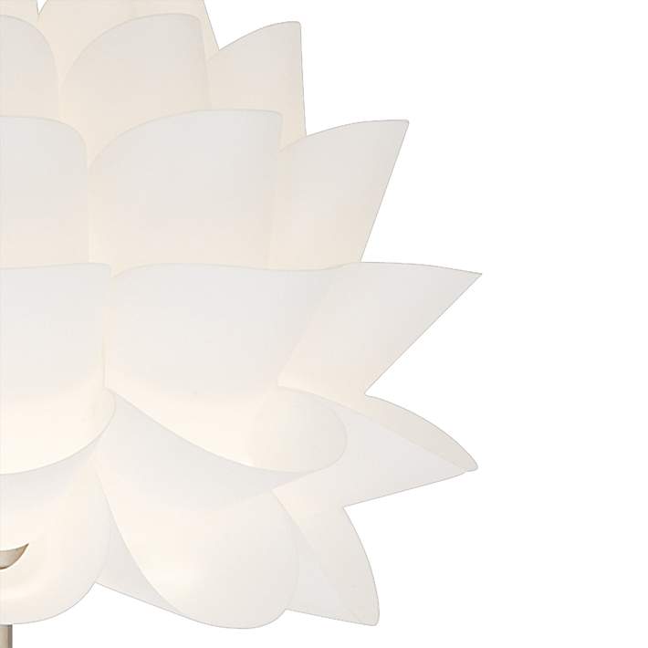 Possini Euro Design White Flower Floor Lamp M4705 Lamps Plus