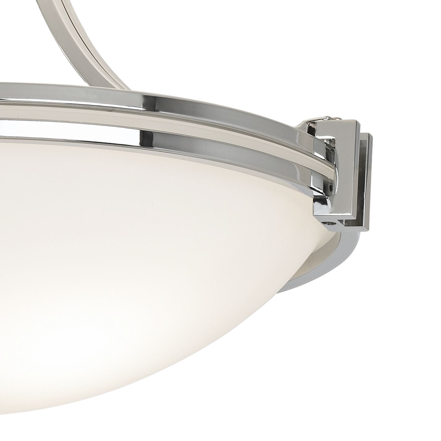 Possini Euro Deco 16" Wide Chrome Ceiling Light N0284 Lamps Plus