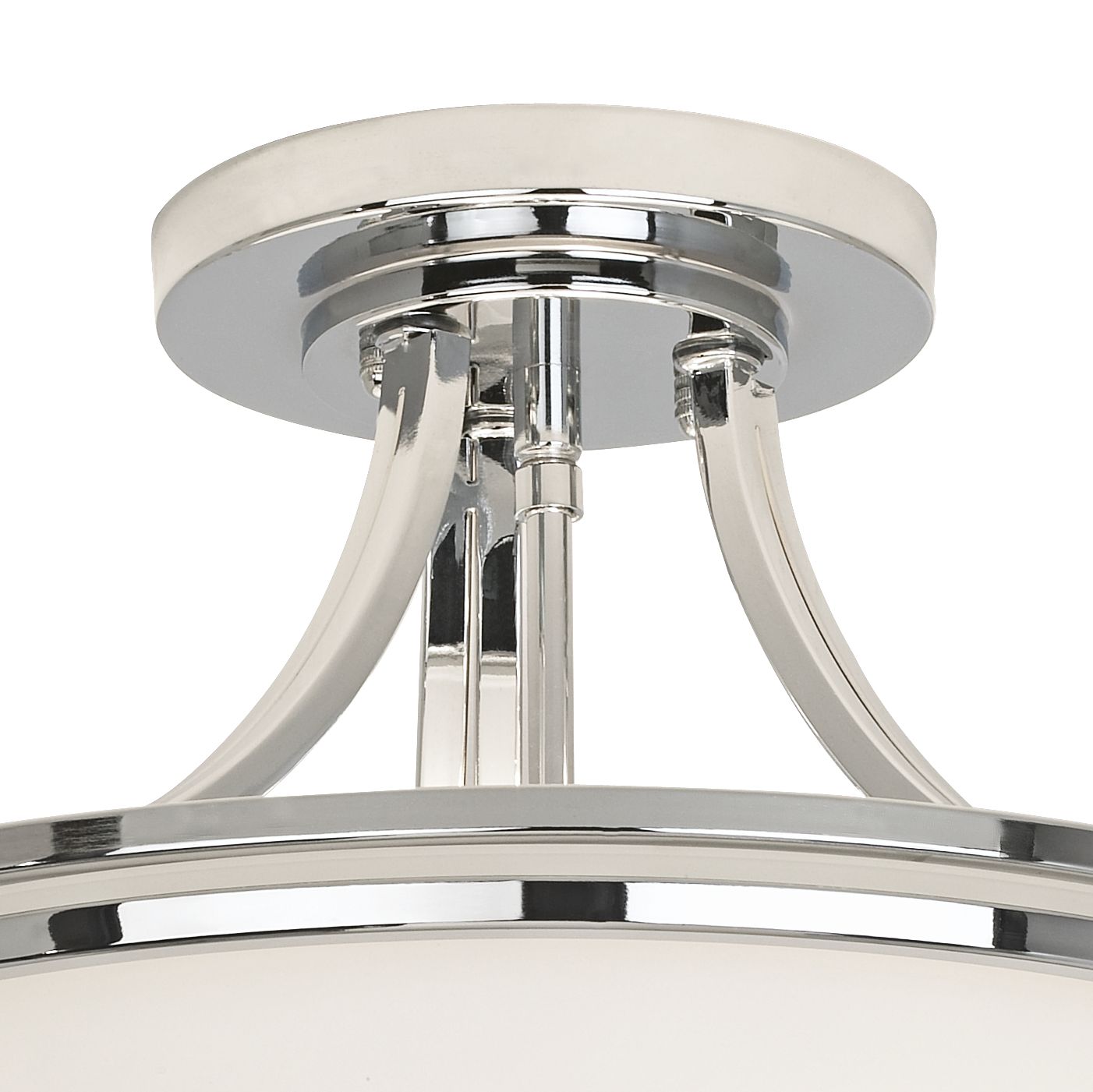 Possini Euro Deco 16" Wide Chrome Ceiling Light N0284 Lamps Plus