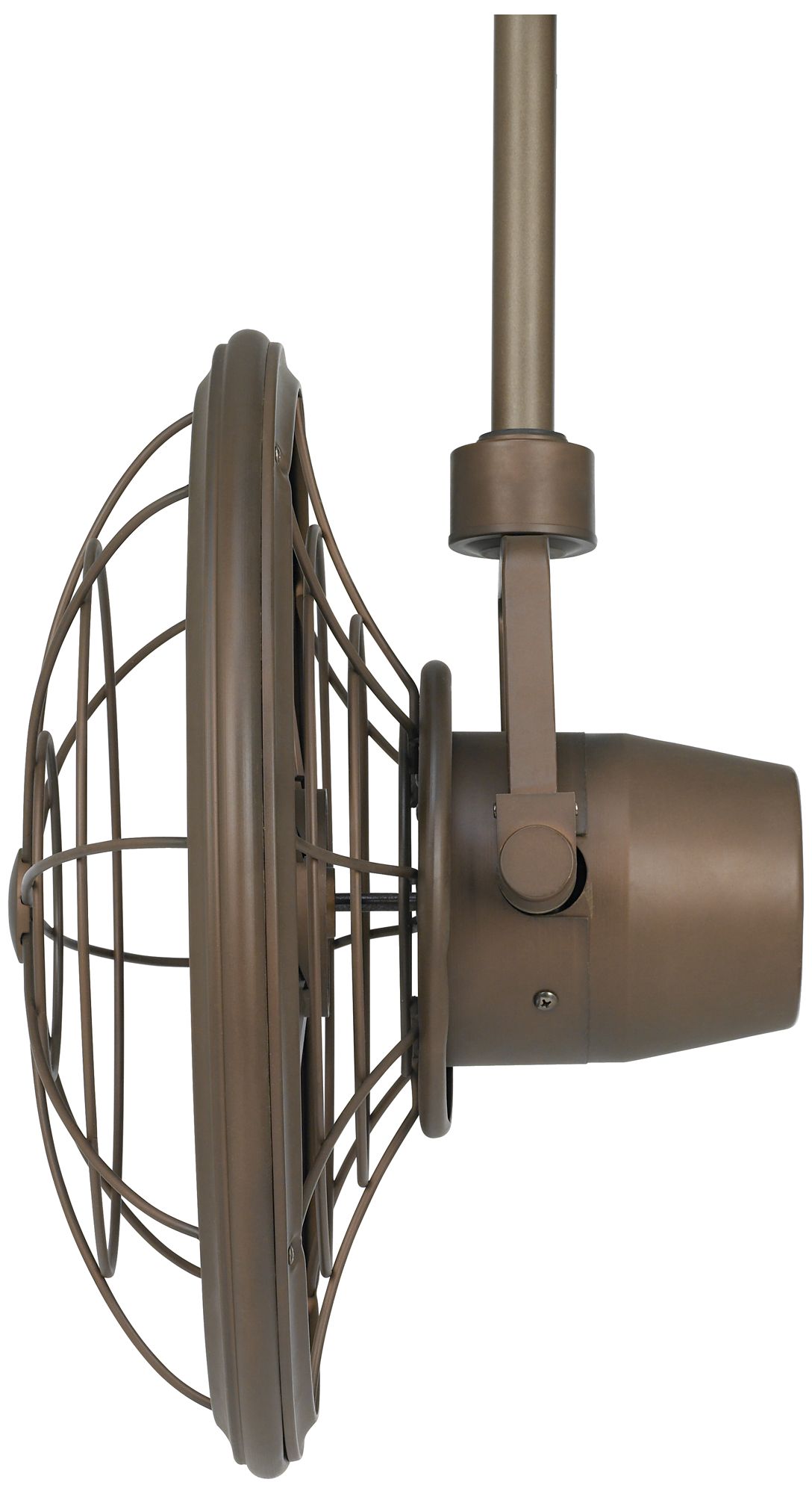 18" Wide Casa Vieja Big Sky Bronze Damp Rated Fan with Wall Control 