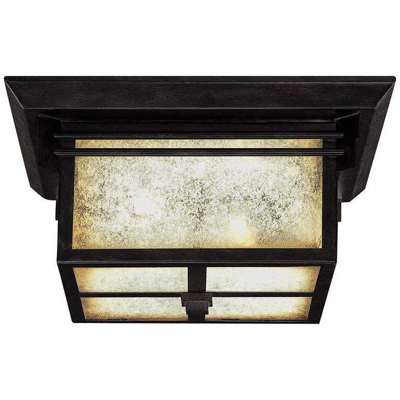 Image 4 Hickory Point 15" Wide Bronze Outdoor Ceiling Light more views