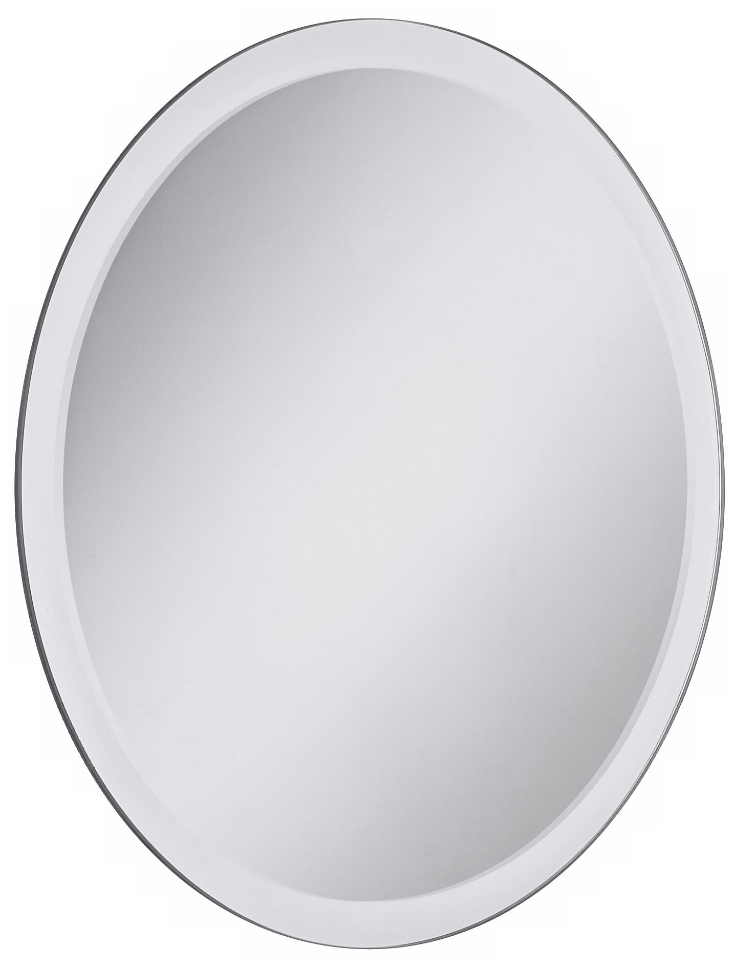 Round Frameless 42" Wide Beveled Mirror P1435 Lamps Plus