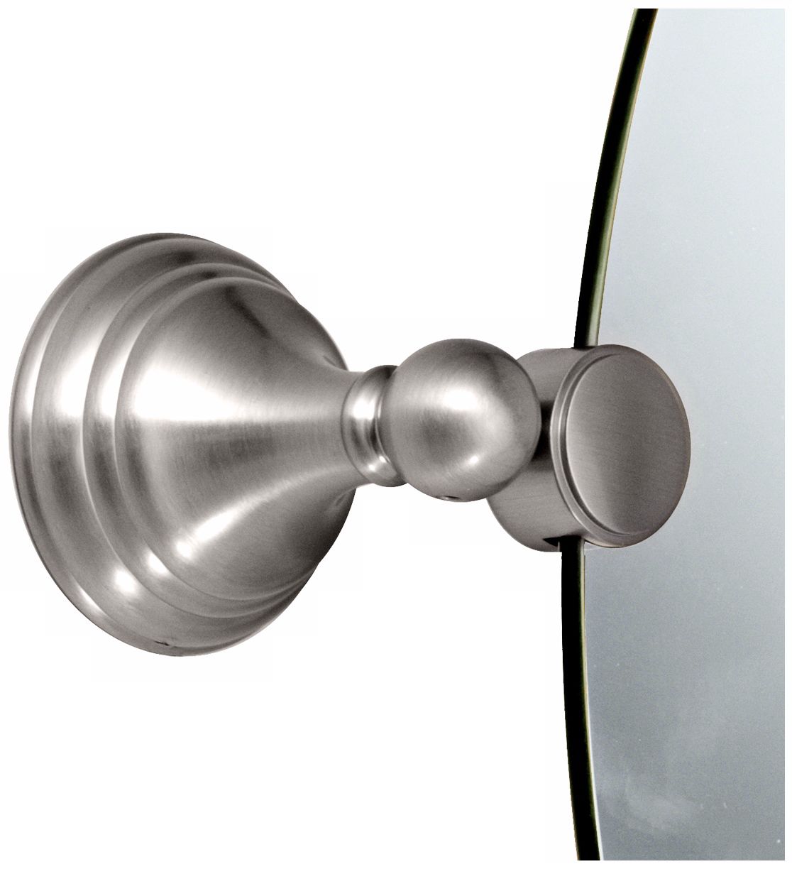 Gatco Charlotte Satin Nickel Finish Oval Tilt Wall Mirror P5319