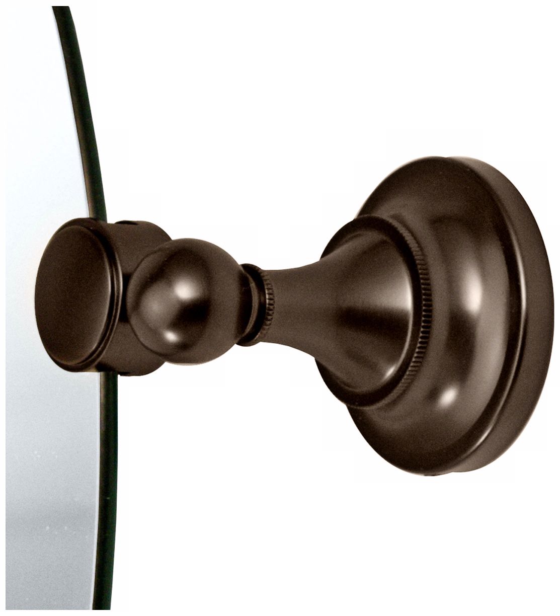 Gatco Tiara Oiled Bronze Brackets 32" High Oval Wall Mirror P5328