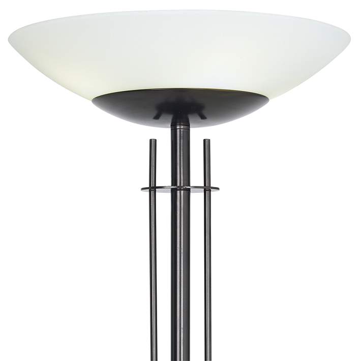 Possini Euro Design Linear Light, Fluorescent Torchiere Floor Lamp