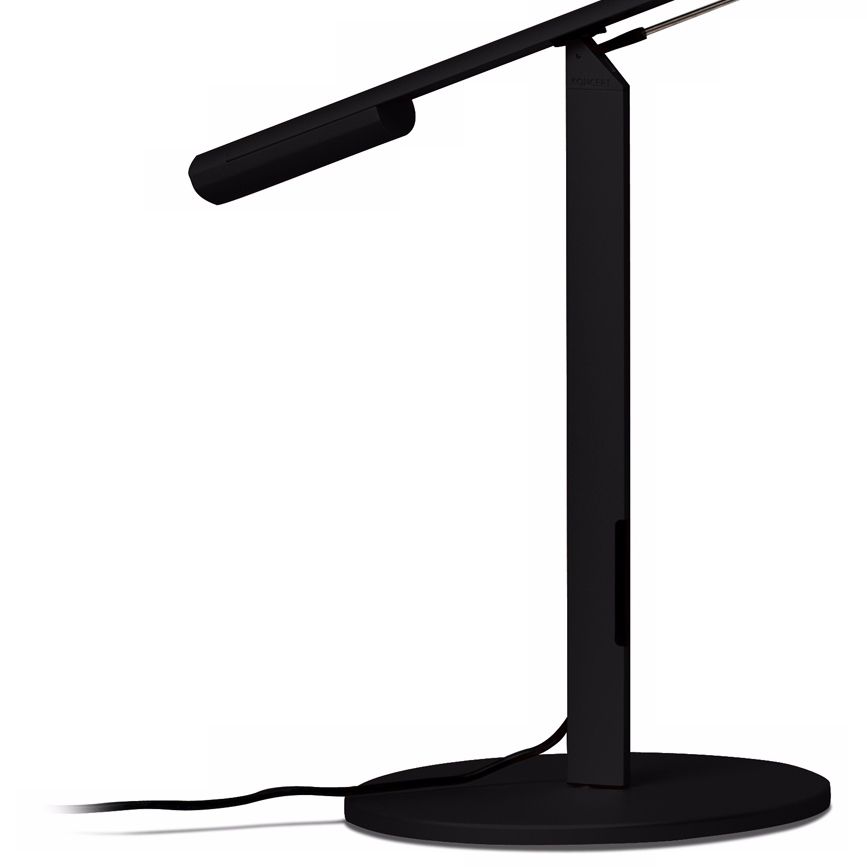 Gen 3 Equo Warm Light LED Black Desk Lamp with Touch Dimmer R5793