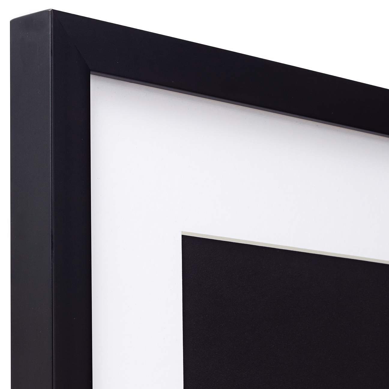 14 x 14 Black Finish With White Matting Wall Art Frame - #R6083 | Lamps ...