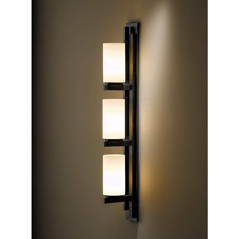 Image 2 Hubbardton Forge Ondrian Vertical Left Bath Wall Sconce more views