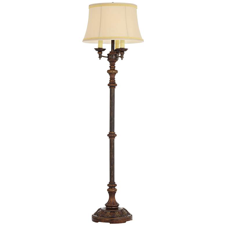 Italian Bronze 4-Light Floor Lamp more views