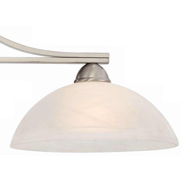 Milbury Collection Satin Nickel 3Light Island Chandelier T4855