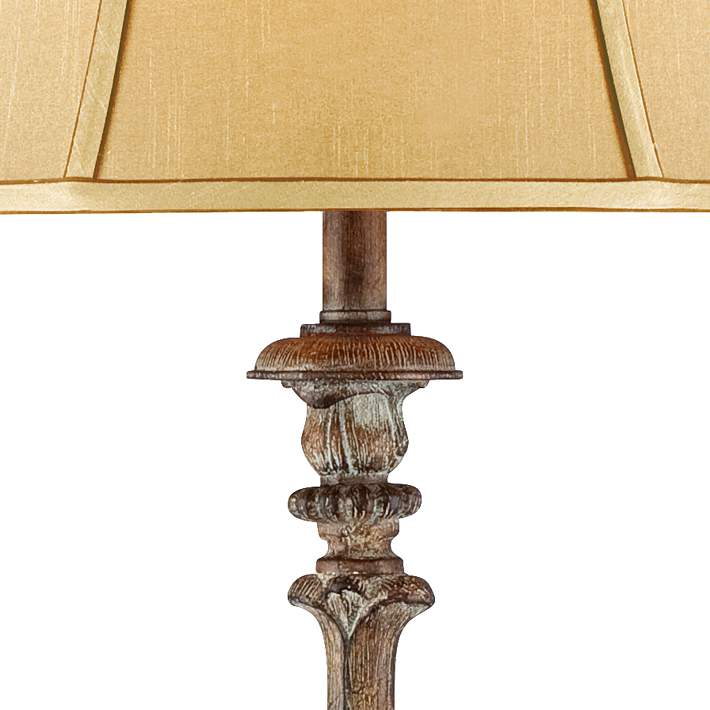 Beige French Candlestick Floor Lamp, French Candlestick Floor Lamp