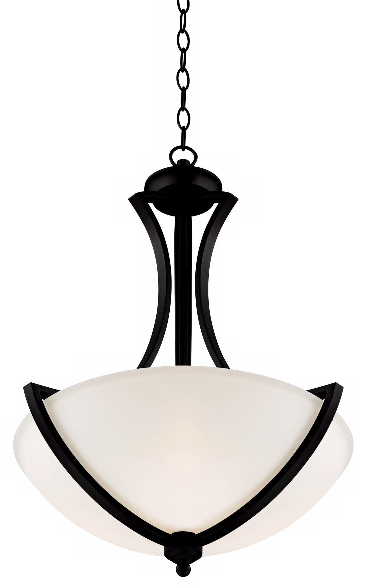 Possini Euro Milbury 19 1/2" Wide Dark Bronze Pendant Light V7498