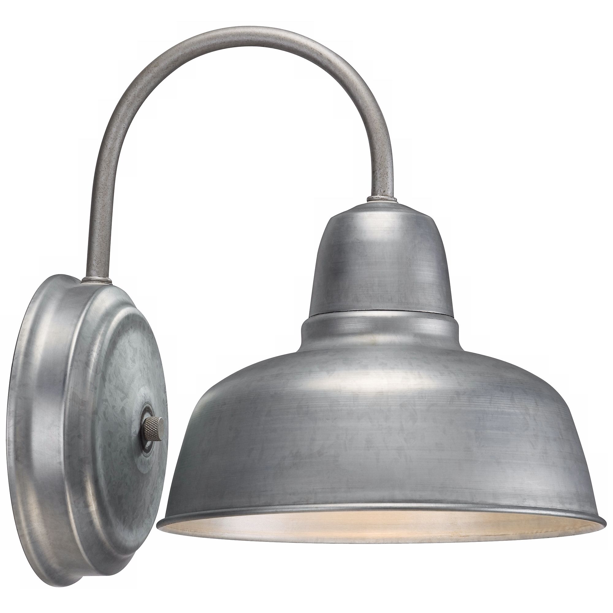 Urban Barn 11 1/4" High Galvanized IndoorOutdoor Wall Light W4595
