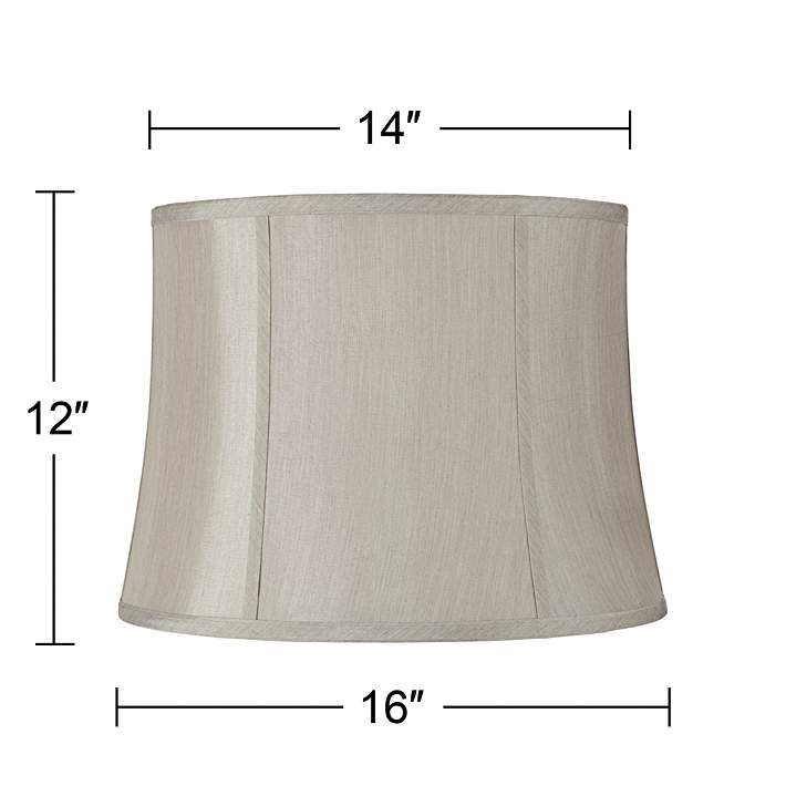Round Softback Gray Lamp Shade 14x16x12, What Is Meant By Spider Lamp Shade