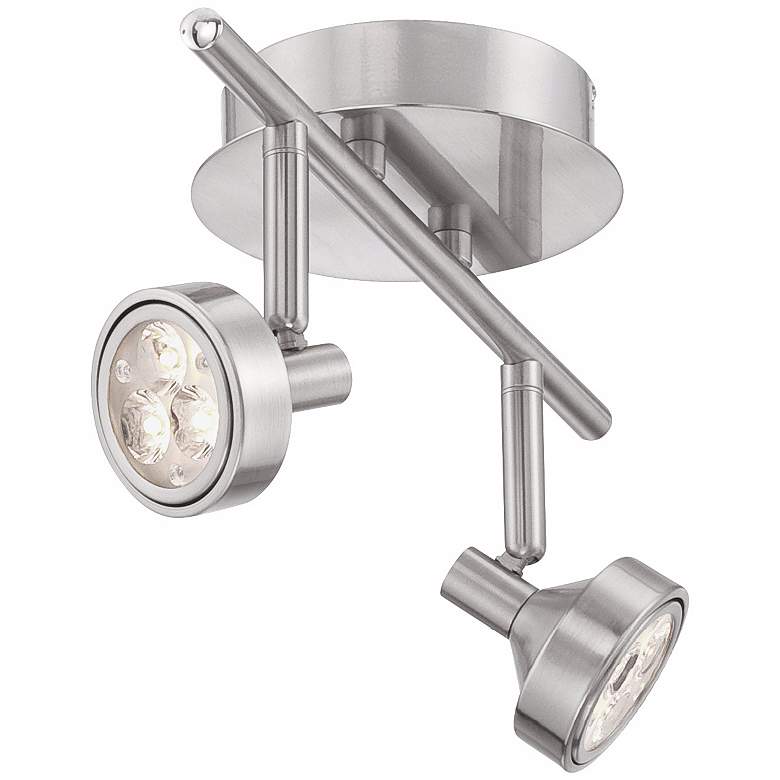 Tilden 2-Light Dimmable LED Brushed Nickel Track Fixture by Pro-Track more views