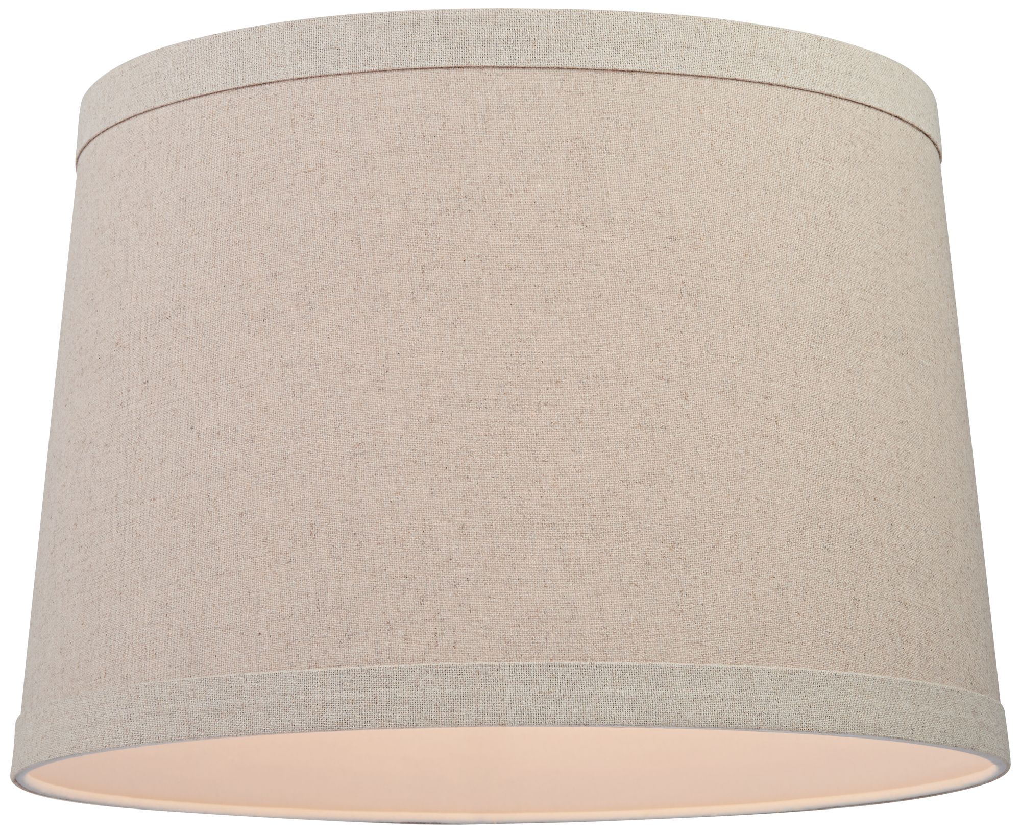 Burlap Drum Lamp Shade 14x16x11 (Spider) Y8898 Lamps Plus